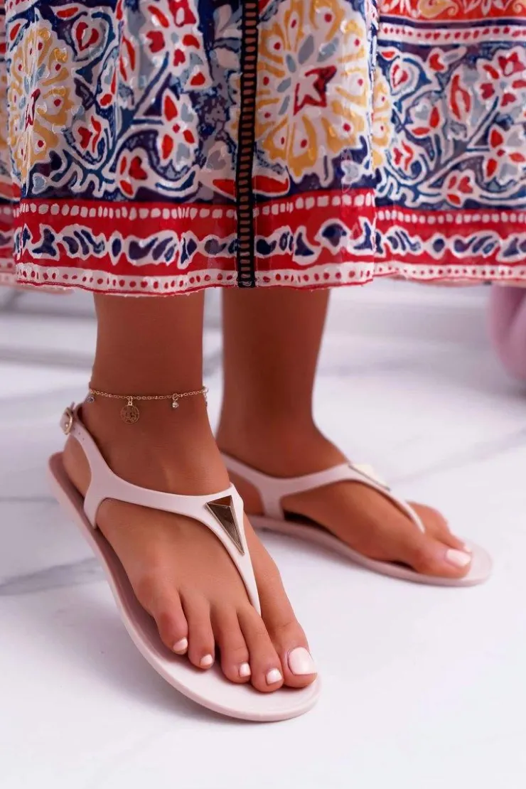 Damskie Boto Damskie Sandałki Beżowe Storm