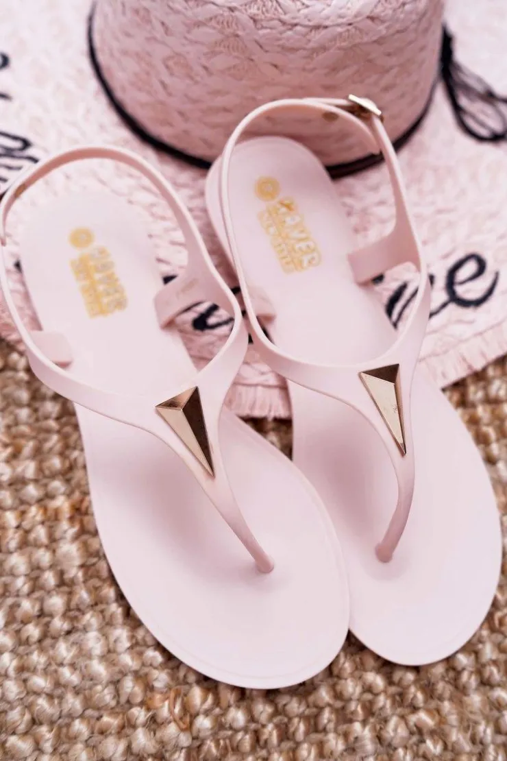 Damskie Boto Damskie Sandałki Beżowe Storm