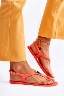 Damskie Boto Damskie Sandałki Neonowy Pomarańczowy Storm