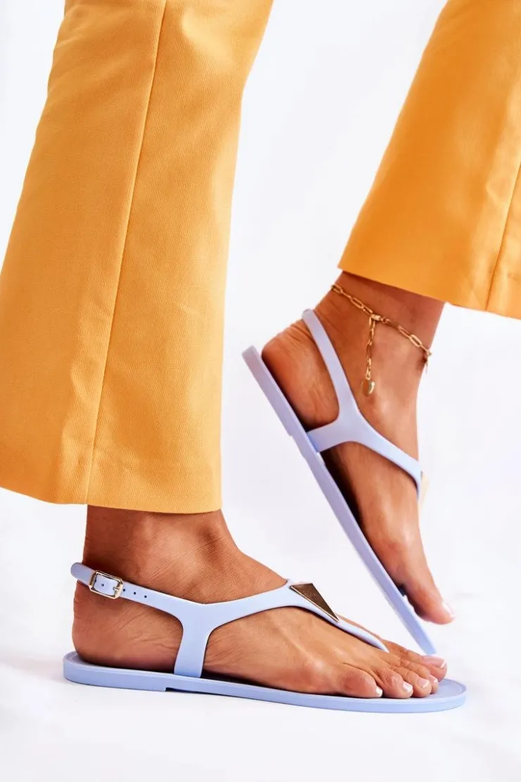 Damskie Boto Damskie Sandałki Niebieskie Storm