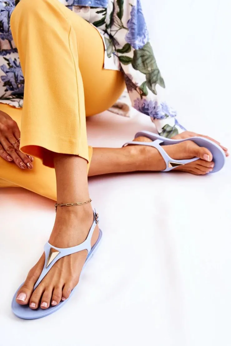 Damskie Boto Damskie Sandałki Niebieskie Storm