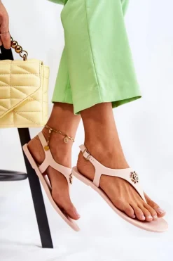 Damskie Boto Damskie Sandałki Nude Sonner