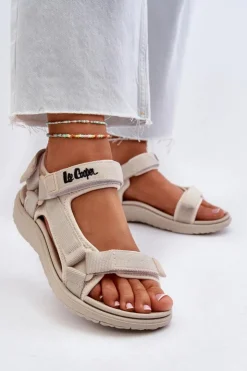 Damskie Lee Cooper Damskie Sandały LCW-24-34-2614 Beżowe