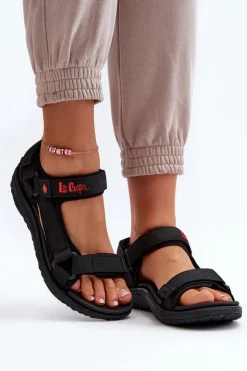 Damskie Lee Cooper Damskie Sandały LCW-24-34-2615 Czarne