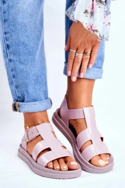 Sale ZAXY Damskie Sandały Pachnące Gumowe Beżowe FF285025