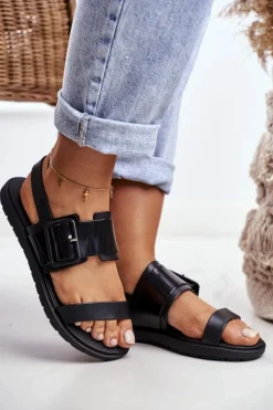 Damskie ZAXY Damskie Sandały Pachnące Gumowe Czarne DD285051