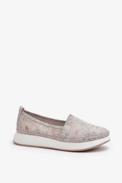 Best Buty damskie Vinceza Damskie Skórzane Espadryle Na Platformie Multikolor Chorisa