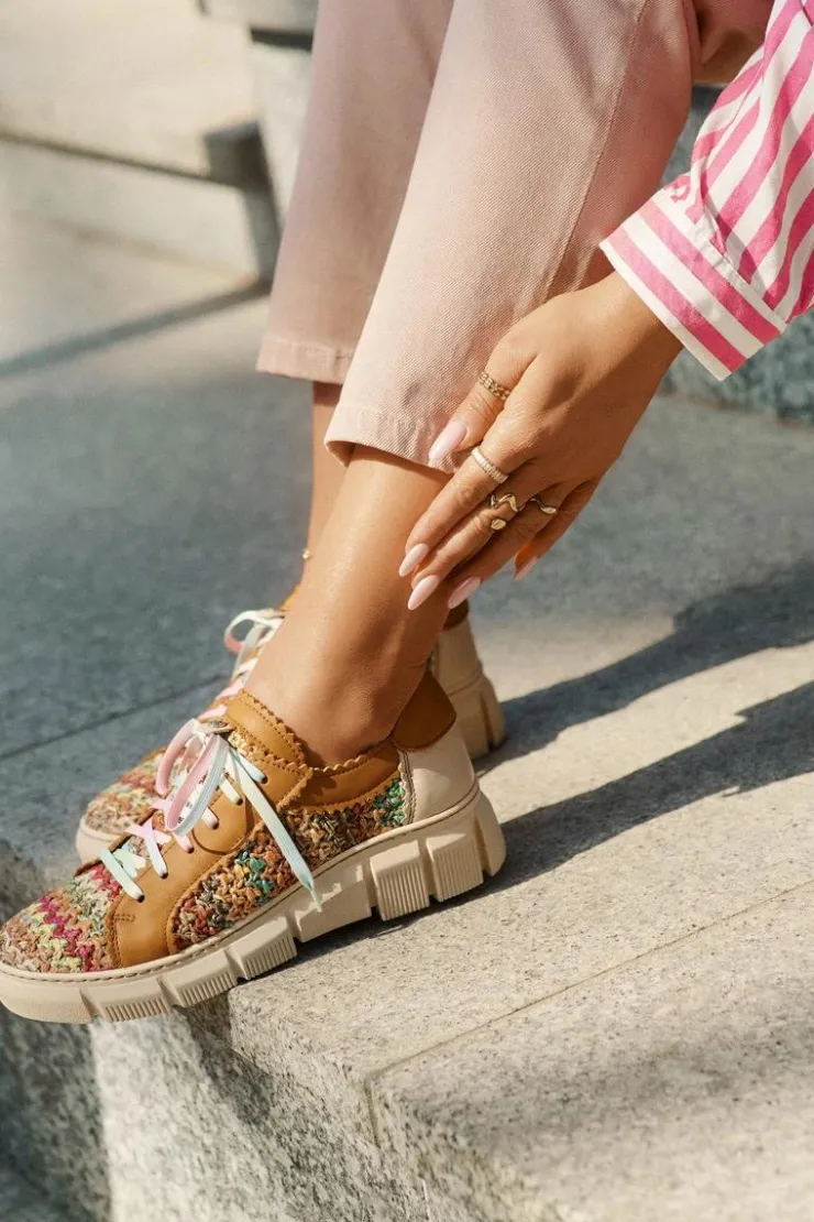 Damskie Maciejka Damskie Skórzane Półbuty 05850-29 Multikolor