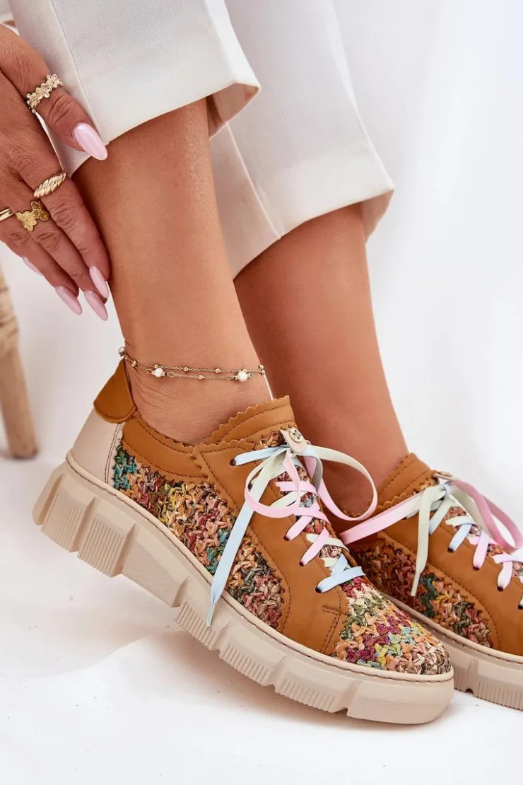 Damskie Maciejka Damskie Skórzane Półbuty 05850-29 Multikolor