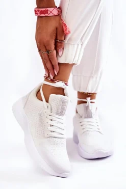 Big Star Shoes Buty Sportowe Na Platformie|Buty Sportowe Big Star*Damskie Sneakersy Big Star KK274062 Białe