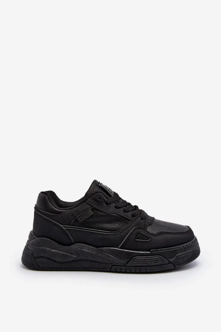 Big Star Shoes Buty Sportowe Big Star|Sneakersy Damskie*Damskie Sneakersy Big Star NN274666 Czarne