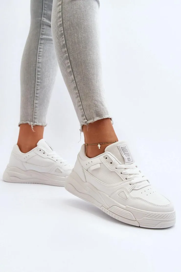 Damskie Big Star Shoes Damskie Sneakersy Big Star NN274667 Białe