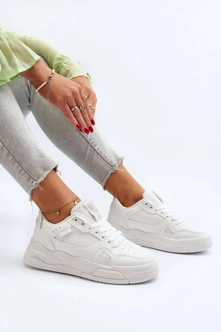 Damskie Big Star Shoes Damskie Sneakersy Big Star NN274667 Białe