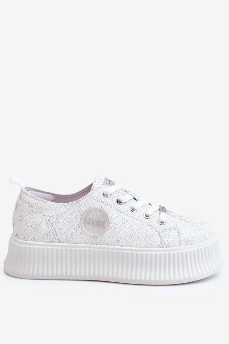 GOE Sneakersy Damskie*Damskie Sneakersy Buty Sportowe JJ2N4126 Białe