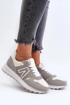 Boto Sneakersy Damskie*Damskie Sneakersy Buty Sportowe Szare Daisee