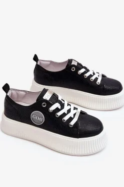 Damskie GOE Damskie Sneakersy Buty Sportowe JJ2N4127 Czarne