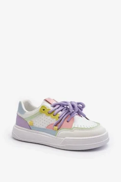 Best Boto Damskie Sneakersy Eko Skórzane Multikolor Avanalis Wielokolorowy