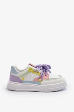 Best Boto Damskie Sneakersy Eko Skórzane Multikolor Avanalis Wielokolorowy