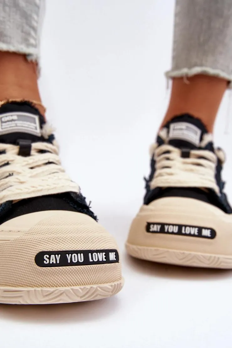 GOE Sneakersy Damskie*Damskie Sneakersy NN2N4061 Czarne