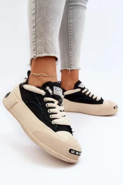 GOE Sneakersy Damskie*Damskie Sneakersy NN2N4061 Czarne