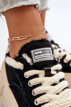 GOE Sneakersy Damskie*Damskie Sneakersy NN2N4061 Czarne