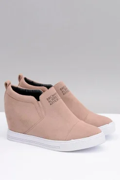 Boto Sneakersy Damskie*Damskie Snekersy Trampki Lu Boo Wsuwane Beżowe Kaori