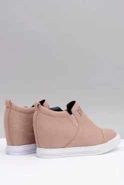 Boto Sneakersy Damskie*Damskie Snekersy Trampki Lu Boo Wsuwane Beżowe Kaori