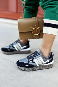 Big Star Shoes Buty Sportowe Na Platformie|Buty Sportowe Big Star*Damskie Sportowe Buty Big Star II274300 Czarne