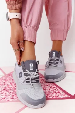 Damskie Evento Damskie Sportowe Buty Comfort Foam Szare The Best