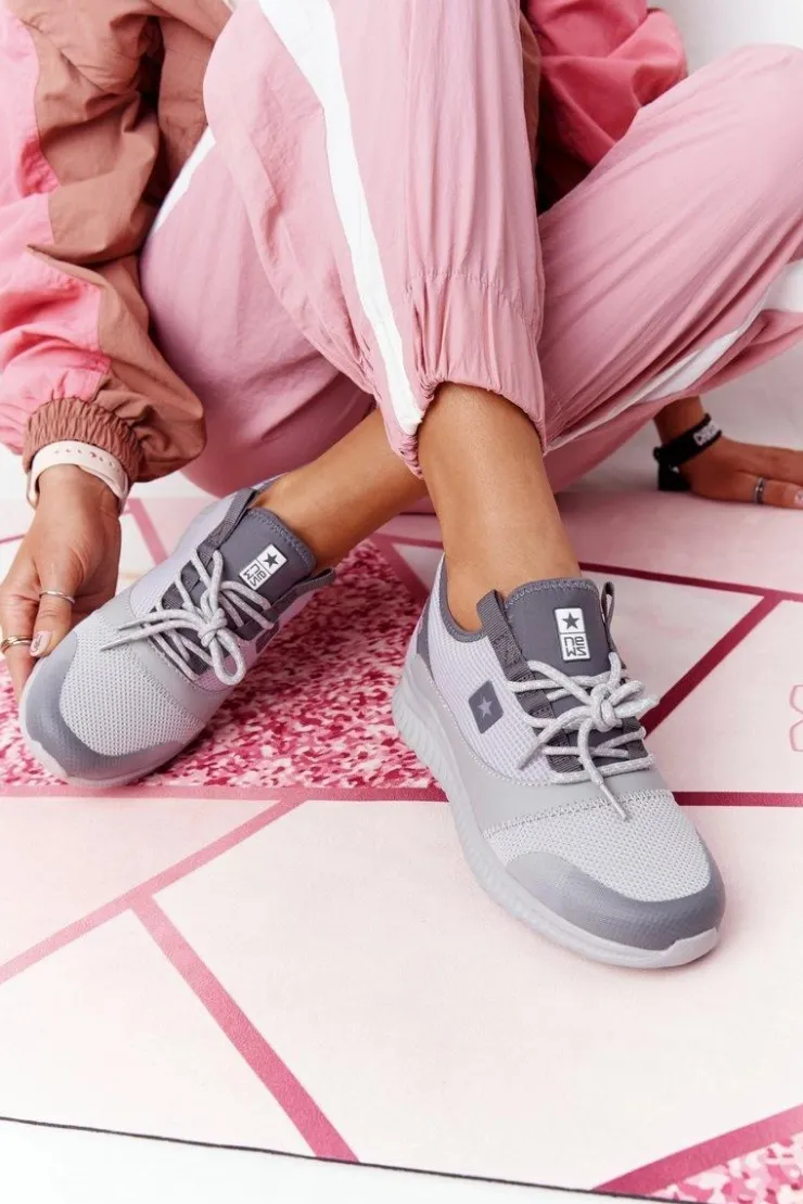 Damskie Evento Damskie Sportowe Buty Comfort Foam Szare The Best