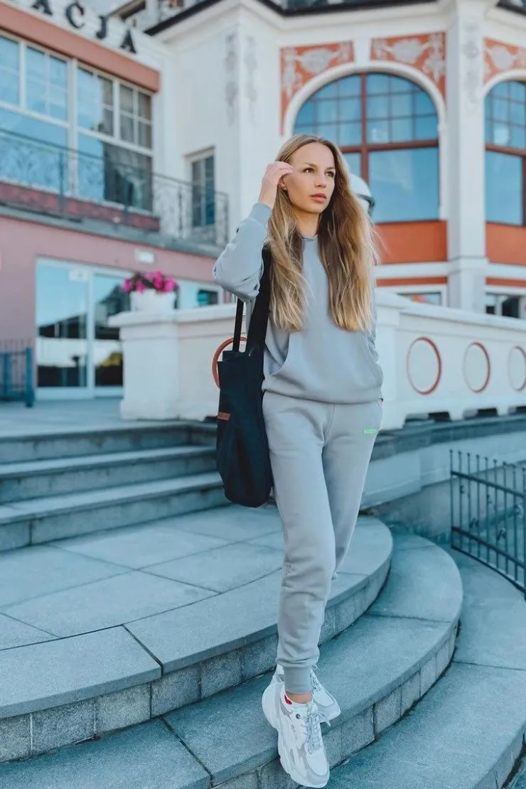 Big Star Shoes Trampki Damskie Big Star|Big Star*Damskie Sportowe Buty Memory Foam Big Star HH274255 Biało-Fioletowe