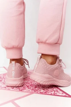 Online Big Star Shoes Damskie Sportowe Buty Memory Foam Big Star HH274299 Różowe