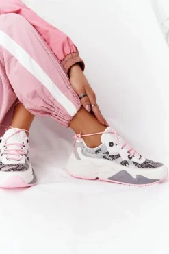 New Big Star Shoes Damskie Sportowe Buty Memory Foam Big Star HH274326 Białe