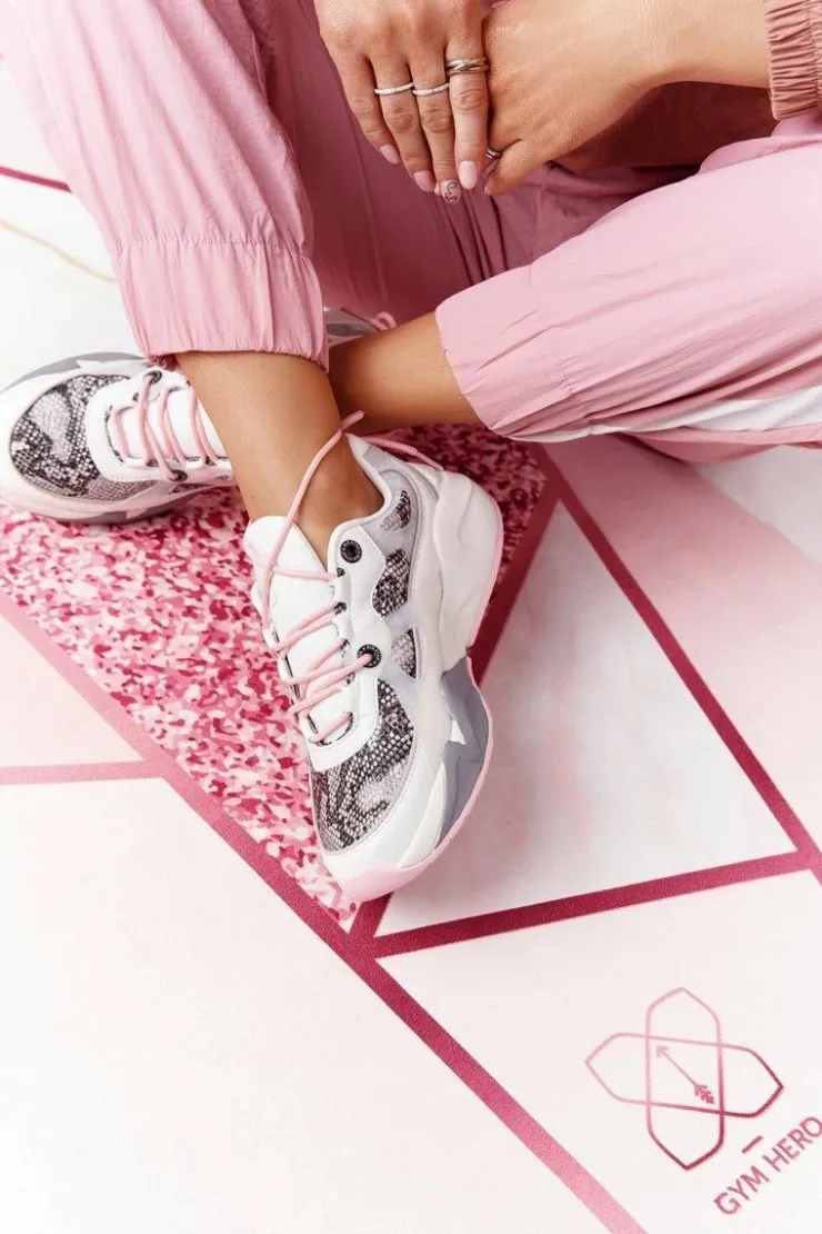 New Big Star Shoes Damskie Sportowe Buty Memory Foam Big Star HH274326 Białe