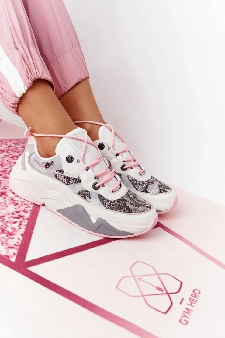 New Big Star Shoes Damskie Sportowe Buty Memory Foam Big Star HH274326 Białe