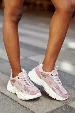 Hot Big Star Shoes Damskie Sportowe Buty Memory Foam Big Star HH274258 Fioletowe