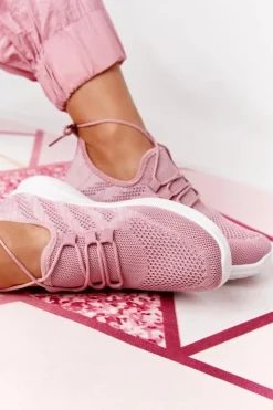 Boto Trampki Damskie Slip-On|Buty Sportowe Na Platformie*Damskie Sportowe Buty Różowe Workout