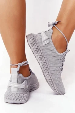 Damskie Boto Damskie Sportowe Buty Slip-on Szare Do It