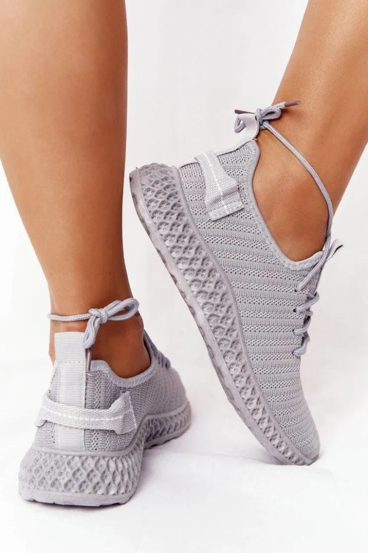 Damskie Boto Damskie Sportowe Buty Slip-on Szare Do It