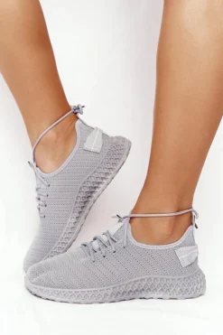 Damskie Boto Damskie Sportowe Buty Slip-on Szare Do It