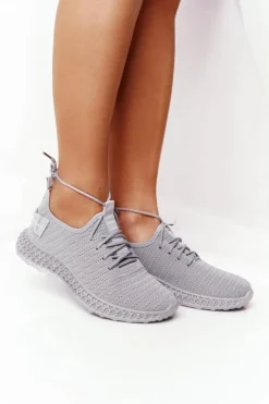 Damskie Boto Damskie Sportowe Buty Slip-on Szare Do It