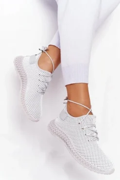 Boto Trampki Damskie Slip-On*Damskie Sportowe Buty Slip-on Szare Run Away