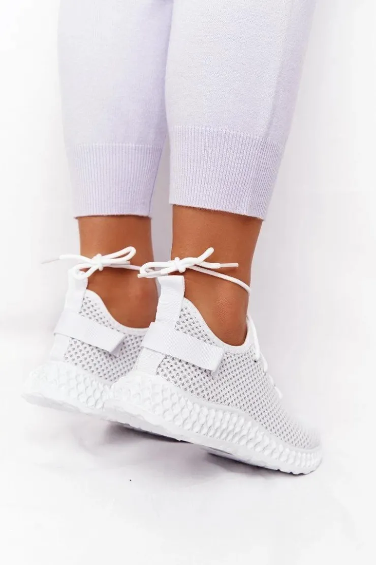 Damskie Boto Damskie Sportowe Buty Slip-on Białe Run Away