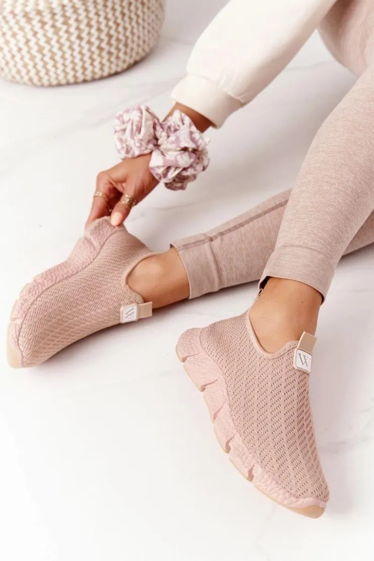 Boto Trampki Damskie Slip-On*Damskie Sportowe Buty Slip-on Beżowe Marathon