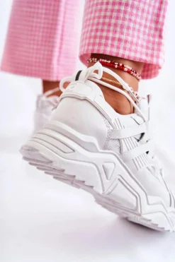 Evento Sneakersy Damskie*Damskie Sportowe Buty Sneakersy Białe Daren