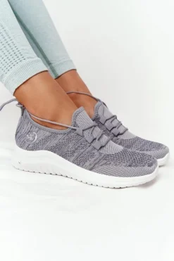 Online Boto Damskie Sportowe Buty Szare Workout
