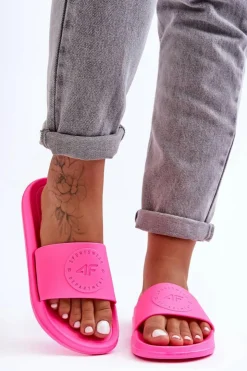 New 4F Damskie Sportowe Klapki SS23FFLIF069-53S Fuksja