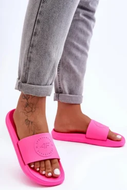 New 4F Damskie Sportowe Klapki SS23FFLIF069-53S Fuksja