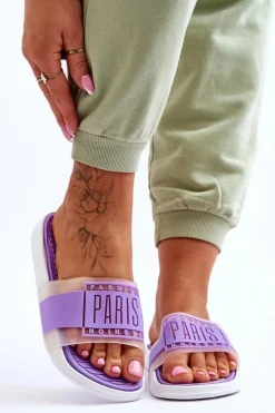 Boto Klapki Sportowe|Klapki Damskie Klasyczne*Damskie Sportowe Klapki Fioletowe Sunrise Fioletowy