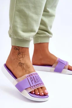 Boto Klapki Sportowe|Klapki Damskie Klasyczne*Damskie Sportowe Klapki Fioletowe Sunrise Fioletowy